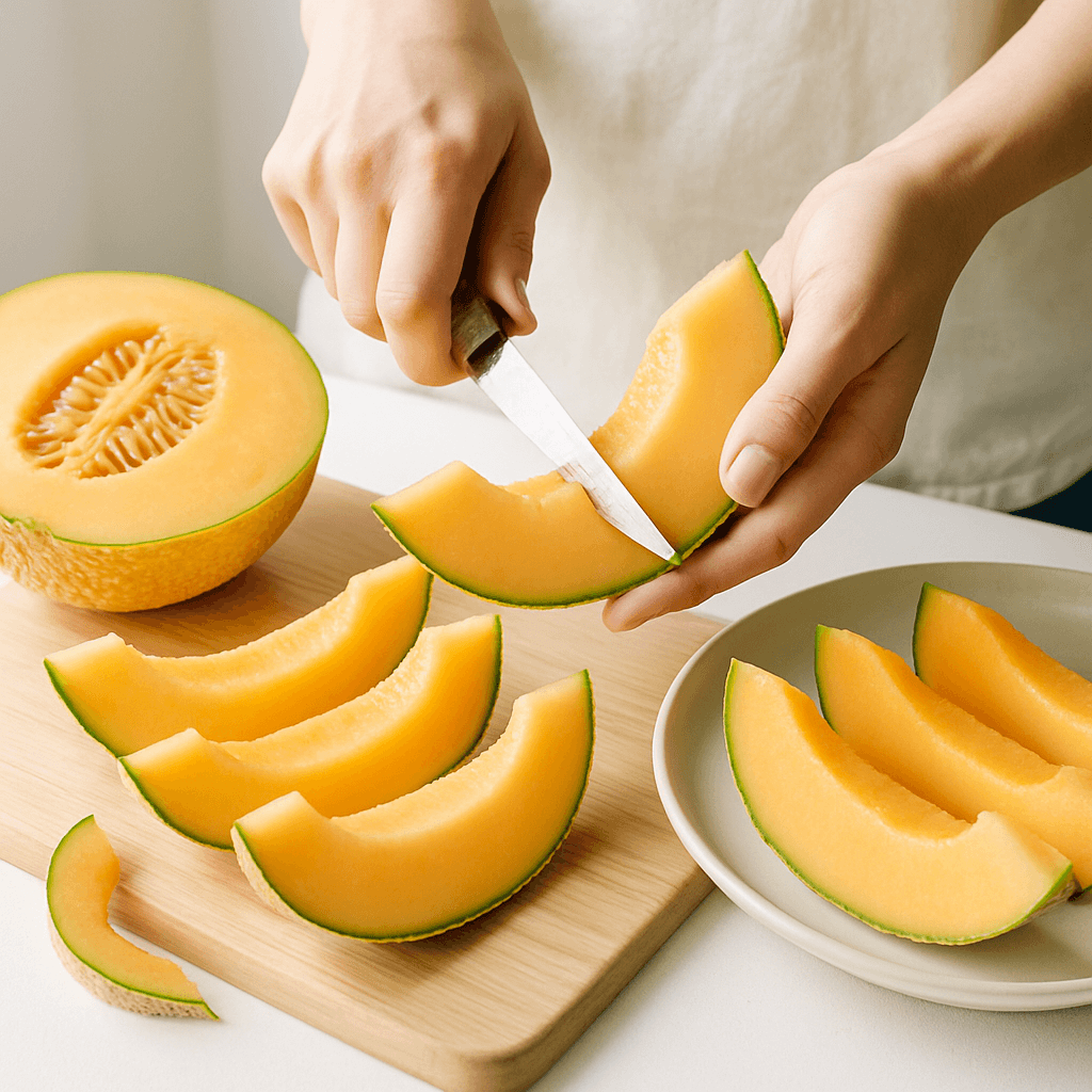 jak jeść melon