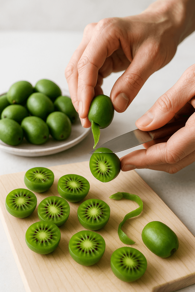 mini kiwi jak jeść