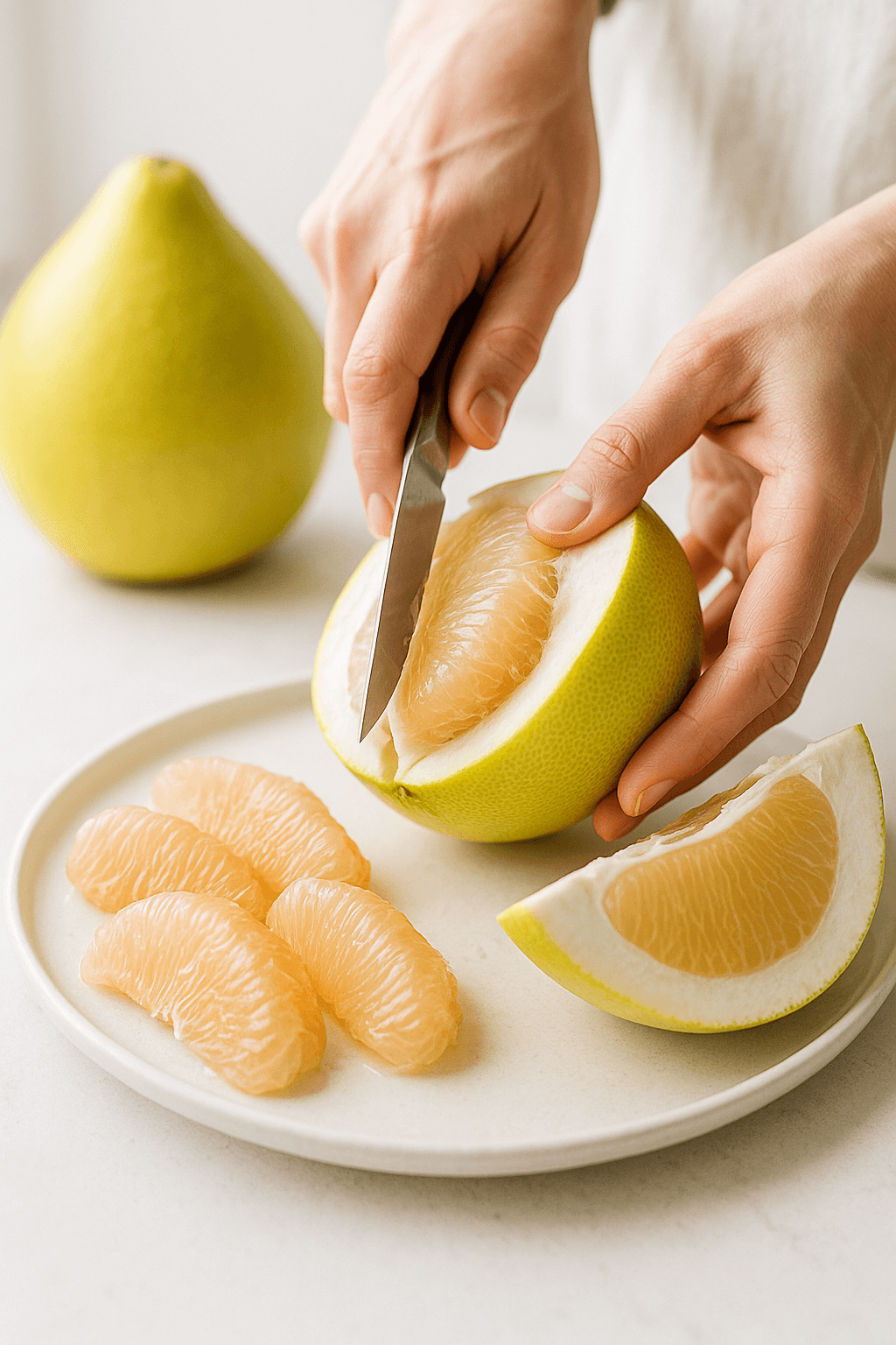 pomelo jak jeść
